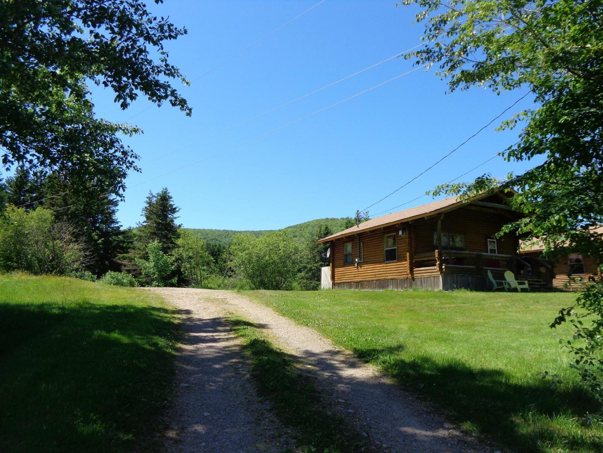 Cajun Cedar Log Cottages Margaree Forks Camera foto