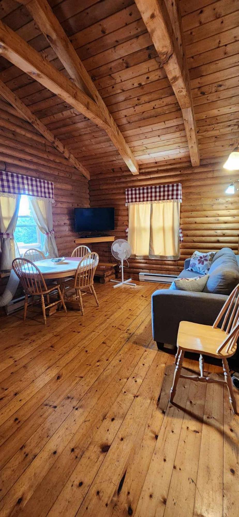 Cajun Cedar Log Cottages Margaree Forks Esterno foto