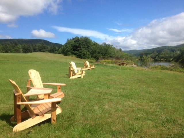 Cajun Cedar Log Cottages Margaree Forks Esterno foto